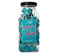Dobbsonns Mega Lollies - Classic & Novelty Flavours in a Jar-Discover Our Extensive Range of Bulk Lollipops (Bubblegum Mega Lollies Jar)