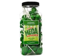 Dobbsonns Mega Lollies - Classic & Novelty Flavours in a Jar-Discover Our Extensive Range of Bulk Lollipops (Mango Mega Lollies Jar)