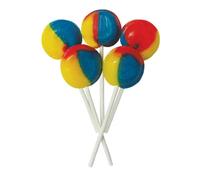 Dobbsonns Mega Lollies - Wide Range of Flavours & Sizes, Including Classic & Unique Varieties (Pack of 15, Tutti Frutti Mega Lollies)