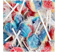 Dobbsonns Wrapped Mega Lollies - Assorted Flavours | Classic Hard Candy Lollipops | Individually Wrapped | Perfect for Gifting, Parties & Treats (Pack of 40 lollies, Great British Mix Mega Lollies)