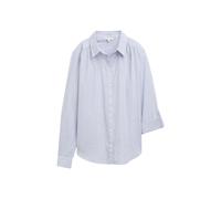 Dobby Blouse with Roll-Up Hems for Women Tom Tailor Bleu 44