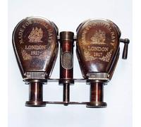 Dobell Brass Antique Vintage Brass Telescope Binocular Antique Telescope Brown Antique (3 inch, Brown)