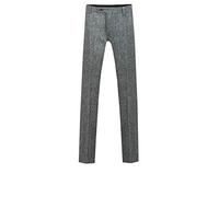 Dobell Harris Tweed Mens Grey Herringbone Suit Trousers Regular Fit 100% Wool-32R