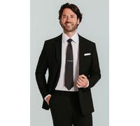 Dobell Men's Black Slim Fit Suit Jacket | Size: 44R Dobell Black 44R