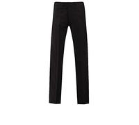 Dobell Mens Black Tuxedo Trousers Regular Fit 100% Wool-34L
