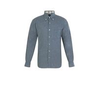 Dobell Mens Blue Shirt Regular Fit 100% Brushed Cotton-2XL
