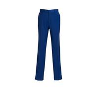 Dobell Mens Bright Blue Suit Trousers Regular Fit-36S