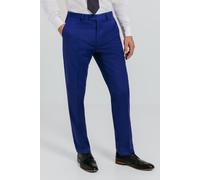 Dobell Men's Bright Blue Suit Trousers | Size: 32R Dobell Bright Blue 32R