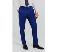 Dobell Men's Bright Blue Suit Trousers | Size: 38S Dobell Bright Blue 38S