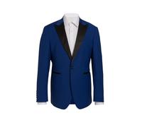 Dobell Mens Bright Blue Tuxedo Dinner Jacket Regular Fit Peak Lapel-52R