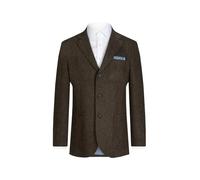 Dobell Mens Brown Barleycorn Tweed Jacket Regular Fit-44R