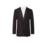 Dobell Mens Burgundy Tuxedo Dinner Jacket Regular Fit Peak Lapel-44S