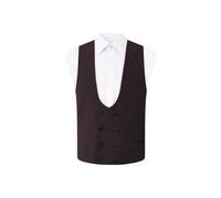 Dobell Mens Burgundy Tuxedo Waistcoat Regular Fit Double Breasted-XL (46-48in)