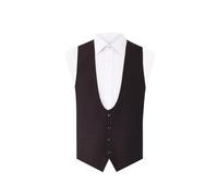 Dobell Mens Burgundy Waistcoat Regular Fit-XL (46-48in)