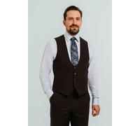 Dobell Men's Burgundy Waistcoat | Size: 4XL Dobell Burgundy 4XL