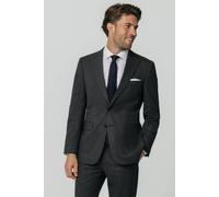 Dobell Men's Charcoal Puppytooth Check 2 Piece Suit | Size: 42R Dobell Charcoal 42R