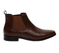 Dobell Mens Dark Brown Chelsea Boots-11