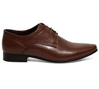 Dobell Mens Dark Brown Plain Derby Shoes-8