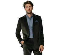Dobell Mens Green Corduroy Jacket Regular Fit 100% Cotton-44R