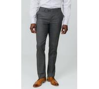 Dobell Men's Grey Slim Fit Suit Trousers | Size: 30S Dobell Grey 30S