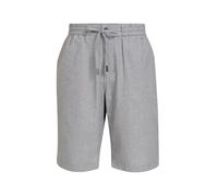 Dobell Mens Light Grey Shorts Lightweight Cotton Linen Blend Casual-XL
