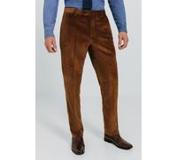 Dobell Men's Mid Brown Corduroy Trousers | Size: 38R Dobell Brown 38R