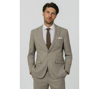 Dobell Men's Natural Check Suit Jacket in Light Brown | Size: 50R Dobell Light Brown 50R