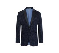 Dobell Mens Navy Floral Jacquard Velvet Tuxedo Jacket Regular Fit 100% Cotton-50R