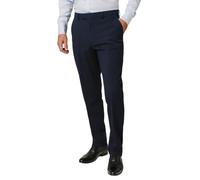 Dobell Mens Navy Suit Trousers Regular Fit-46R
