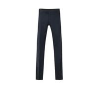 Dobell Mens Navy Tuxedo Trousers Regular Fit Satin Side Stripe