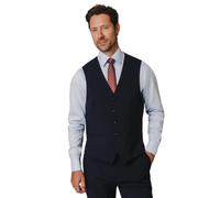 Dobell Mens Navy Waistcoat Regular Fit 5 Button-L (42-44in)