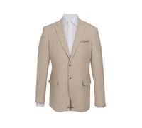 Dobell Mens Oatmeal Linen Herringbone Suit Jacket Lightweight Cotton Linen Blend Regular Fit-46S