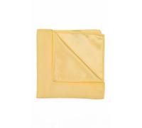 Dobell Mens Pale Yellow Pocket Square Handkerchief Dupion Satin-Feel