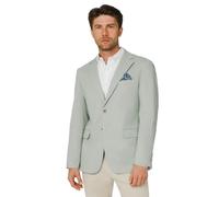 Dobell Mens Sage Green Cotton Twill Jacket Regular Fit
