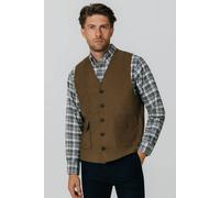 Dobell Men's Taupe Moleskin Waistcoat | Size: Medium Dobell Taupe M