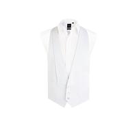Dobell Mens White Marcella Waistcoat Regular Fit 100% Pique Cotton Backless White Tie Evening-L (42-44in)