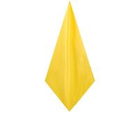 Dobell Mens Yellow Pocket Square Handkerchief Dupion Satin-Feel Fabric