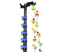 DOBEN 4.7-24 FT Carbon Fiber Telescoping Christmas Light Hanging Pole | 100% carbon fiber build, ultralight anti-corrosion, holiday decor, no ladder needed, universal tip fits various attachments