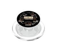Doberman 5 Stages Of Hunger Funny Dog Lover Gift PopSockets PopGrip for MagSafe