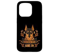 Doberman Bold Retro Style Case for iPhone 15 Pro