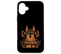 Doberman Bold Retro Style Case for iPhone 16 Plus