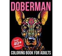 Doberman Coloring Book For Adults