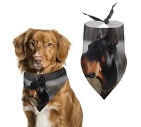 Doberman Dog Bandanas Adjustable Bib Party Pet Decorations Cute Dog Triangle Scarfs for Small Medium Puppy Cat Costume Accessory