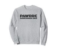 Doberman Dog Dad, Doberman Pinscher Father, Vintage Print Sweatshirt