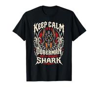 Doberman Dog Keep Calm It's A Doberman NOT A Shark T-Shirt