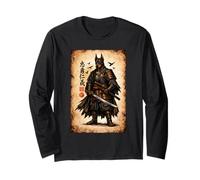 Doberman Dog Samurai Art Japanese Vintage Long Sleeve T-Shirt