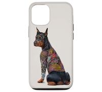 Doberman Dog with Traditional Japanese Dragon Tattoo Irezumi Case for iPhone 12/12 Pro