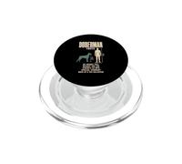 Doberman Facts Dog Breed Size Comparison Chart PopSockets PopGrip for MagSafe