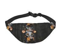 doberman Fanny Pack for Men Women Belt Bag Fashion Waist Bag Everywhere Crossbody Bag Wallet Hip Bum Bag with Adjustable Strap Waterproof Chest Bag for Travel Hiking Sports, Black, One Size