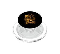 Doberman Howling To The Moon Forest Scene Mountain PopSockets PopGrip for MagSafe